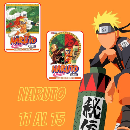 Naruto 11 Al 15 Panini