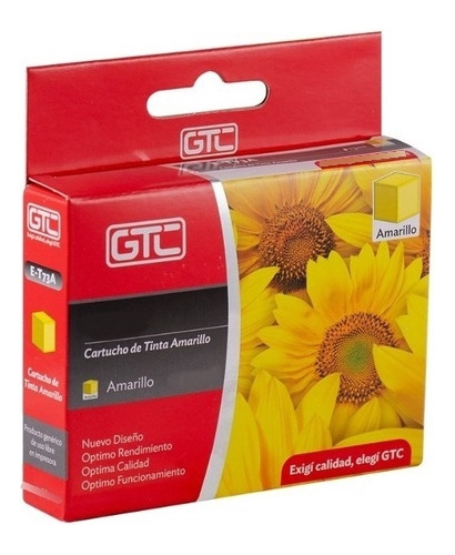 Cartucho Gtc Alternativo T196 Epson Compatible Amarillo