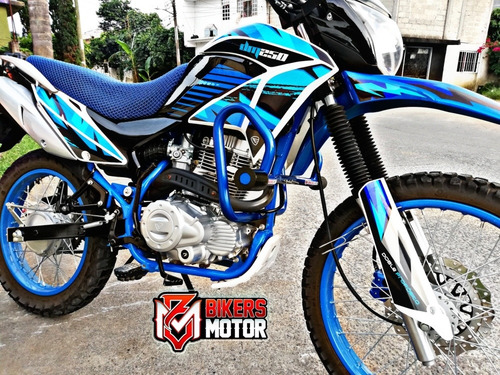Slider Para Moto Dm250 Azul (Usado)