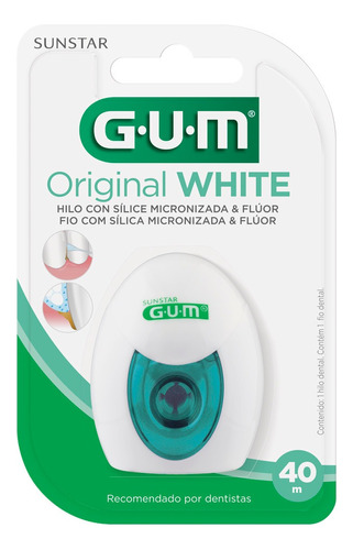 Hilo dental GUM Original White 40 m