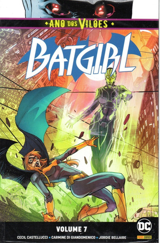 Batgirl N° 07 - Em Português - Editora  Panini - Formato 17 X 26 - Capa Mole - Bonellihq Cx490 Nov23