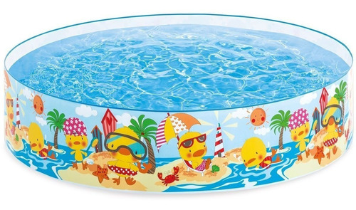 Alberca Rígida Playa 122 X25 Cm Intex Piscina Niños