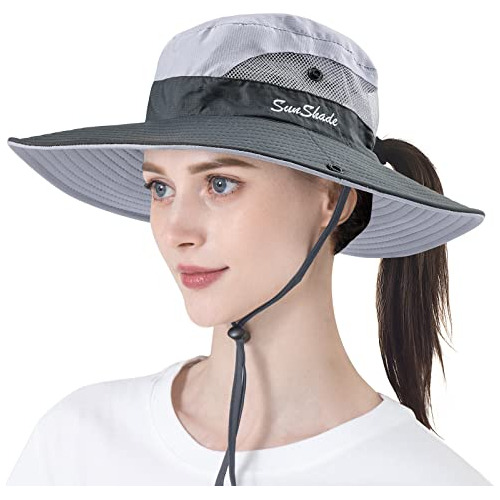 Sombrero De Sol Para Mujer Con Protección Solar Upf 50+