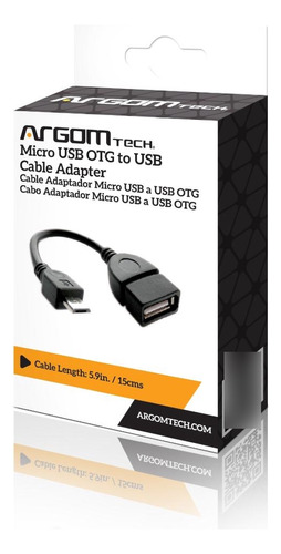 Cable Argom Micro Usb A Usb Hembra