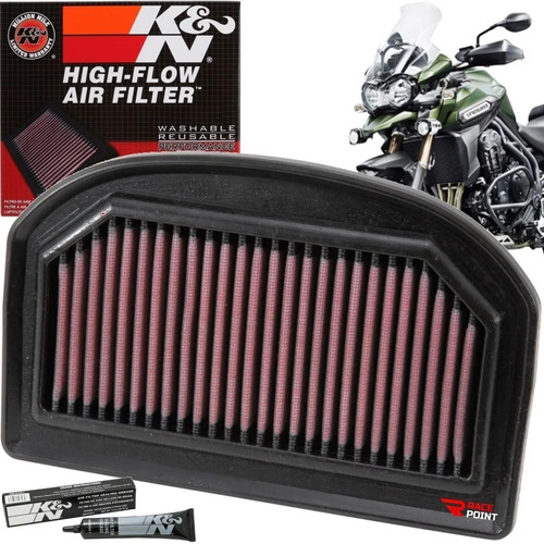 Imagem 2 de 5 de Filtro De Ar K&n Triumph Tiger Explorer 1200 1200xc 1200xrc