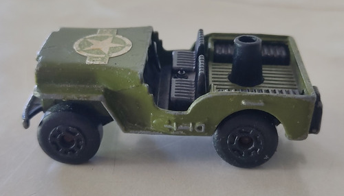 Autito Matchbox - Jeep Militar De 1976 (inglés) Lesney