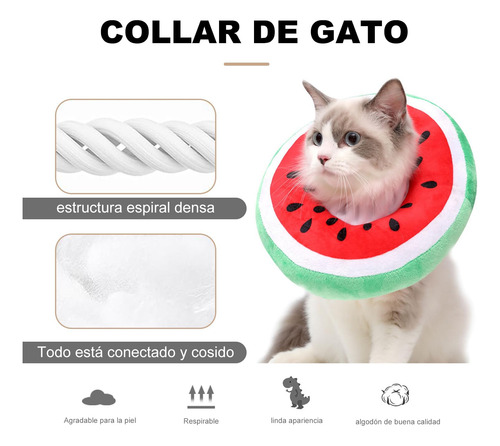 Collar De Recuperación Para Gatos Y Perro, Cono Isabelino,