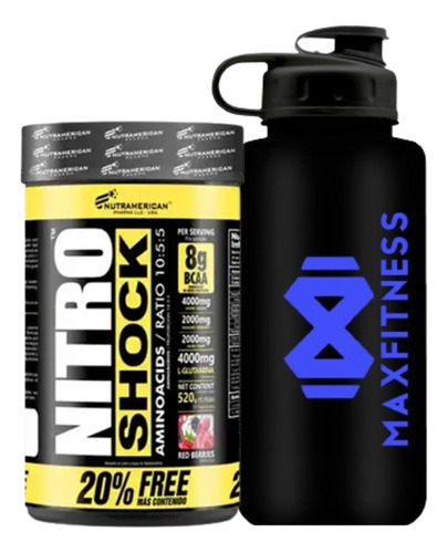 Nitro Shock Aminoácidos Bcaa - Unidad a $94900