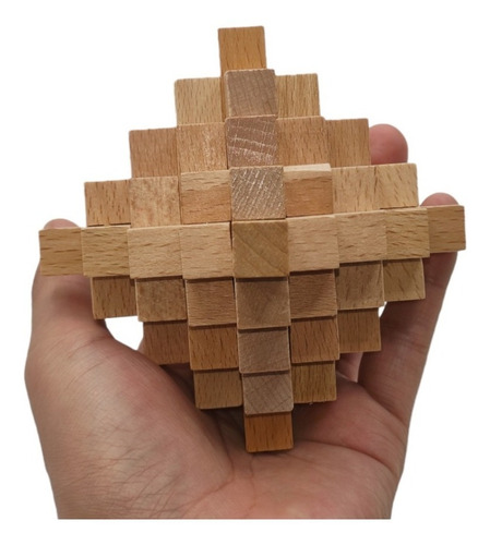 Rompecabezas Puzzle De Madera Diamante Imposible