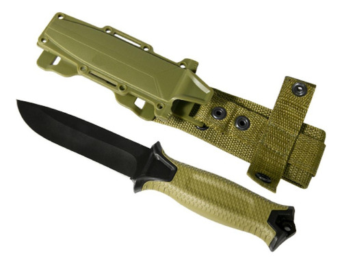 Faca Strongarm Verde Militar Tática Full Tang Lamina Lisa