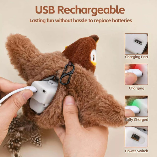 Juguetes Para Gatos Ch, Pájaro Volador Interactivo
