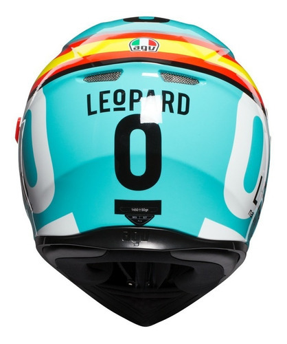 Casco Agv K-3 Sv Replica Mir 2017 Certificado Ece2205 Sharp Color Azul/amarillo Tamaño Del Casco L (59 - 60 Cm