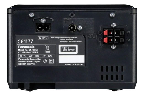 Panasonic Sc-pm250 Microcadena (home Audio Micro System