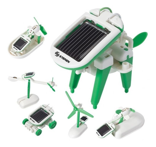Kit Educativo Con Energía Solar 6 En 1 Para Armar