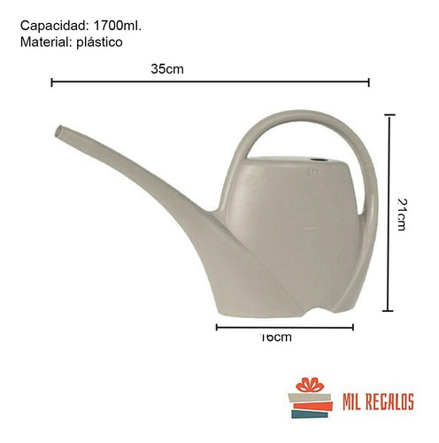 Imagen 2 de 10 de Regadera 1700 Ml