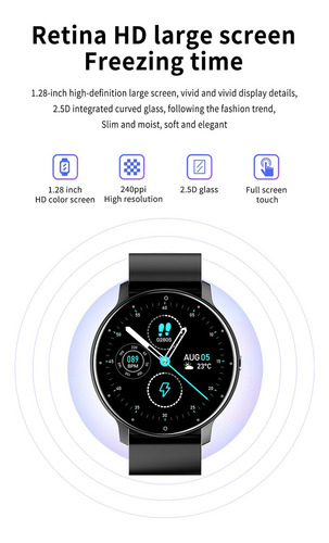 Reloj Inteligente Deportivo Para Hombre Y Mujer, Pantalla
