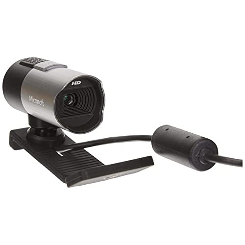 Microsoft  Cámara Lifecam Studio 1080p Hd, Negro, Plateado