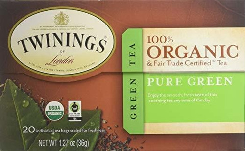 Twinings Of London Orgánicos Y De Comercio Justo Certificado