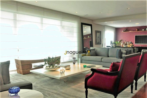 Imagem 15 de 30 de Apto Com 4 Dormitórios -suítes, Decorado E Mobiliado, À Venda, 385 M² Por R$ 7.000.000 - Campo Belo - São Paulo/sp - Ap14022