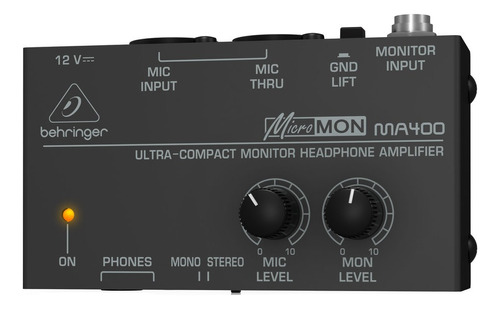 Behringer Ma400 Amplificador Auriculares Monitreo Estudio