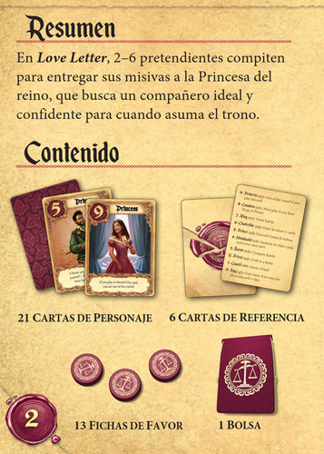 Love Letter + Premium 5-8 Jugadores En Español (imprimible)
