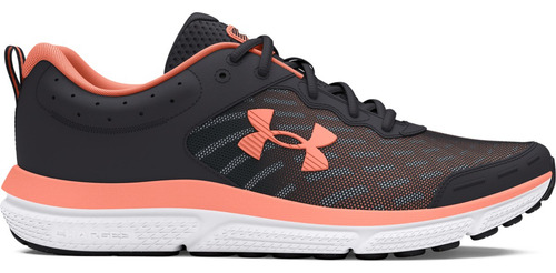 Tenis Under Armour Charged Assert 10 Gris Oscuro Para Mujer