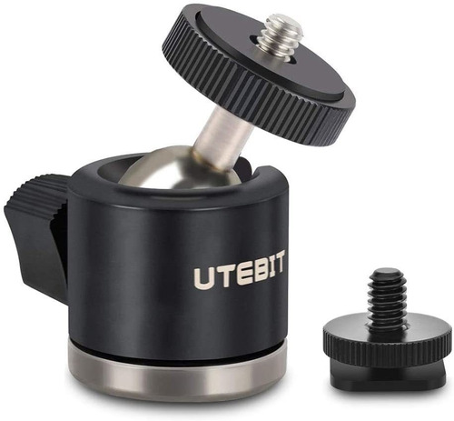 Utebit Mini Cabeza Esférica Con Adaptador De Montaje Zapata