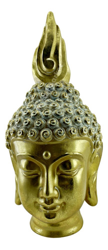 Figura Decorativa Grande Cabeza Buda 45.5cm Feng Shui Zn