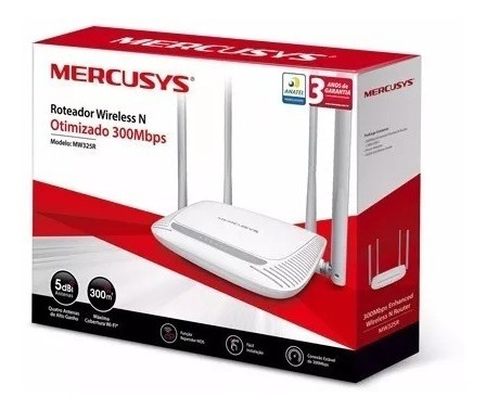 Roteador Wireless Mercusys N 300 Mbps Mw325r