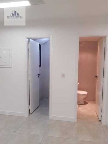 Imagem 4 de 6 de Sala Comercial Para Alugar Em Moema, 1 Sala, 2 Banheiros, 1 Vaga Na Garagem, 50 M², São Paulo. - Sa0534