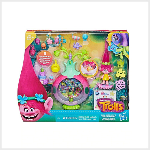 Super Set De Colección Trolls Casa Árbol Globo Casita Fiesta