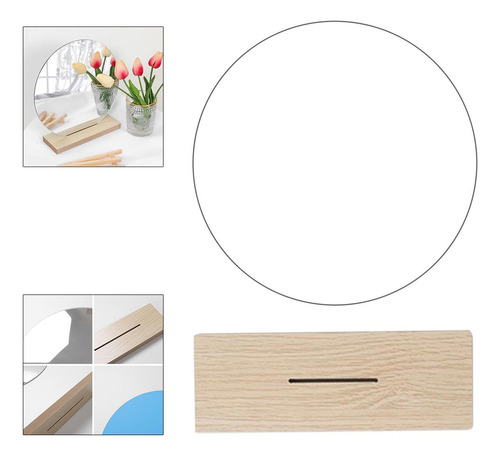 5 Decorativo Irregular Acrílico Maquillaje Estético Espejo