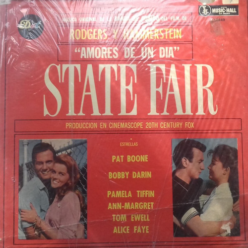 State Fair Pat Boone Bobby Darin Ann-margret Vinilo Lp Pvl