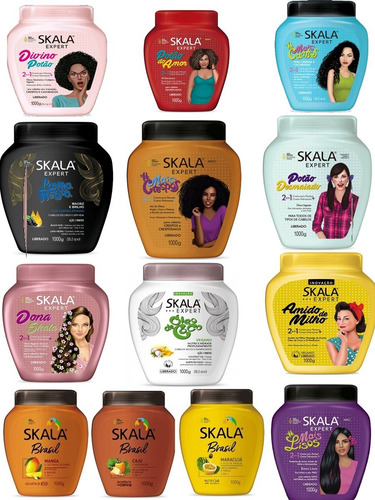 Kit 6un Creme Hidratante Skala 1kg - Pote Vegano