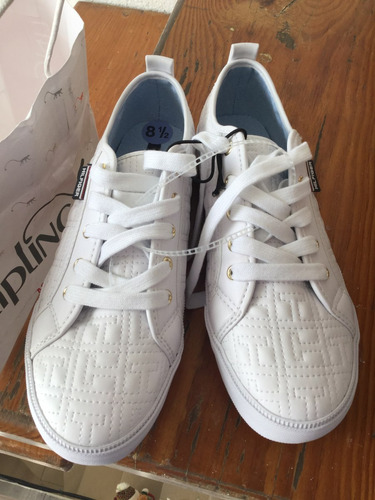 *remate* Urge Tenis Blancos Tommy H. 5 1/2 Importados Mujer