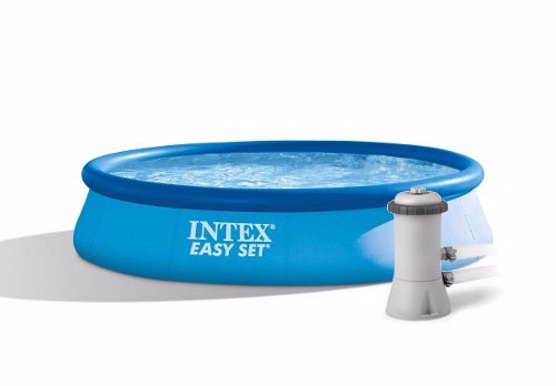 Piscina Inflable Intex Easy Set 28143 + Bomba 28604 396x84cm