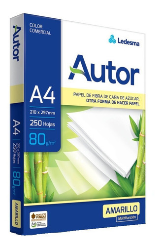 Resma Autor A4 Multifunción De 5000 Hojas De 80g 10u Blanco