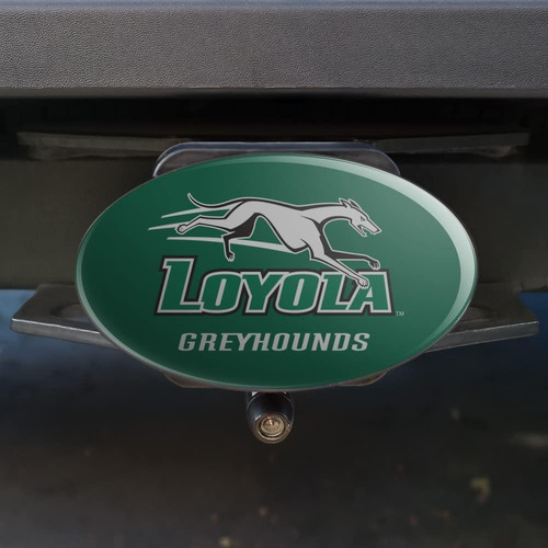 Loyola University Maryland Primary Logo Oval Tow Hitch Cover