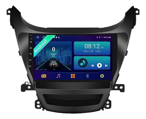 Autoestéreo 2+64g Gps Wifi Para Hyundai Elantra 2014-2016