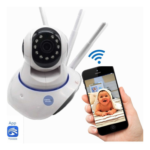 Jk Antena Ip Camera 3 - Wifi - Cable De Red - Tarjeta Sd