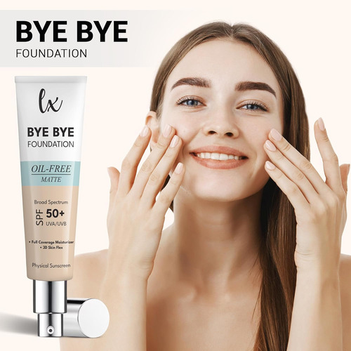 Lx Blend Bye Bye Foundation Crema Hidratante De Cobertura Ma