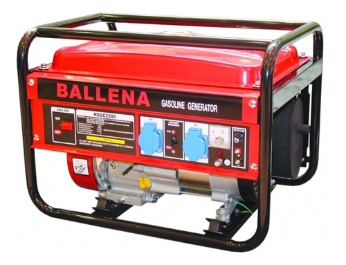 Generador A Nafta Ballena 3.3kw 9hp Con Arranque Eléctrico