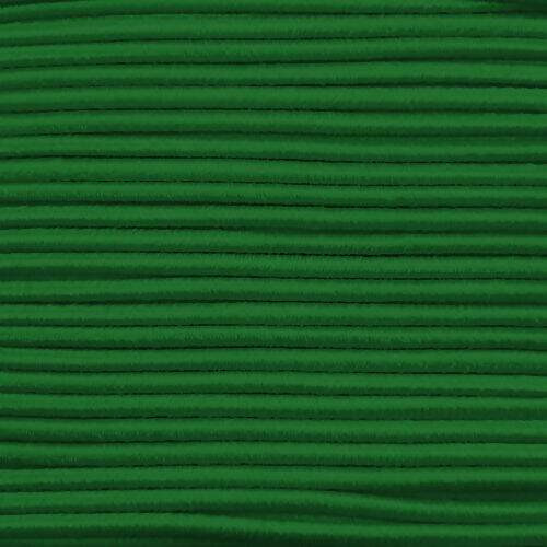 Elástico Roliço 2,8mm Colombe Colorido Ref. 15r Peça 100 Mt Cor 110 Verde Bandeira Desenho Do Tecido Liso