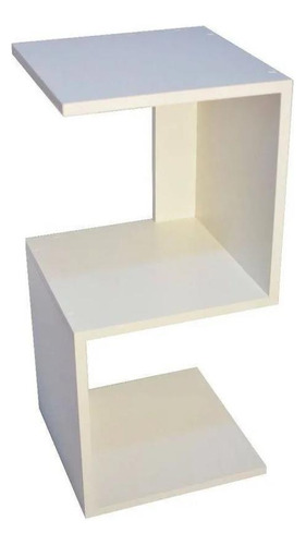 Mesa De Cabeceira Em S Branco Em Mdf Tx 60x25x25