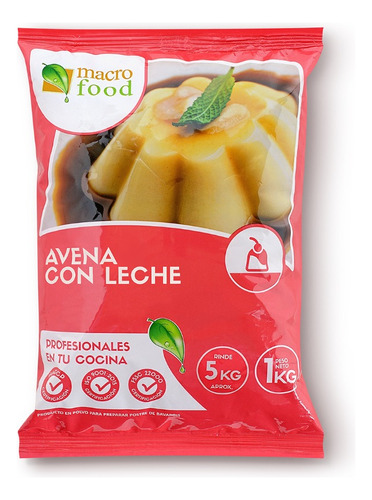 Avena Con Leche 1kg. Rinde 5kg. Agronewen