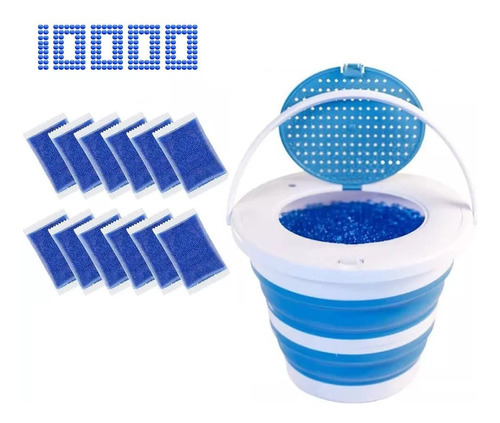 Kit (3 En 1) 10,000 Orbeez 7-8mm Hidrogel + Cubeta + Botella