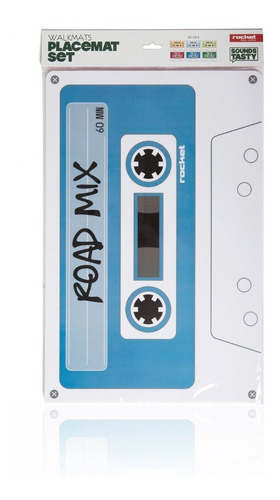 Imagen 4 de 4 de Juego De Manteles Individuales - Diseño Cassette