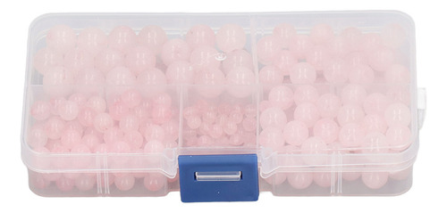 Perlas De Cuarzo Rosa, 340 Unidades, 4 A 10 Mm, Color Rosa N