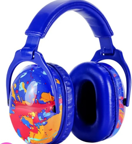 Audífono Anti Ruido, Color Azul Y Diseño , Autismo Zohan