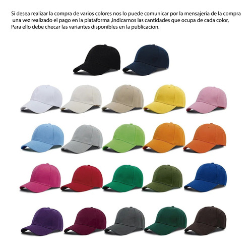 Gorras Acrílico Lisa Mayoreo Bordar Packs 8 10 12 15 20 25 Blanco 15 Piezas